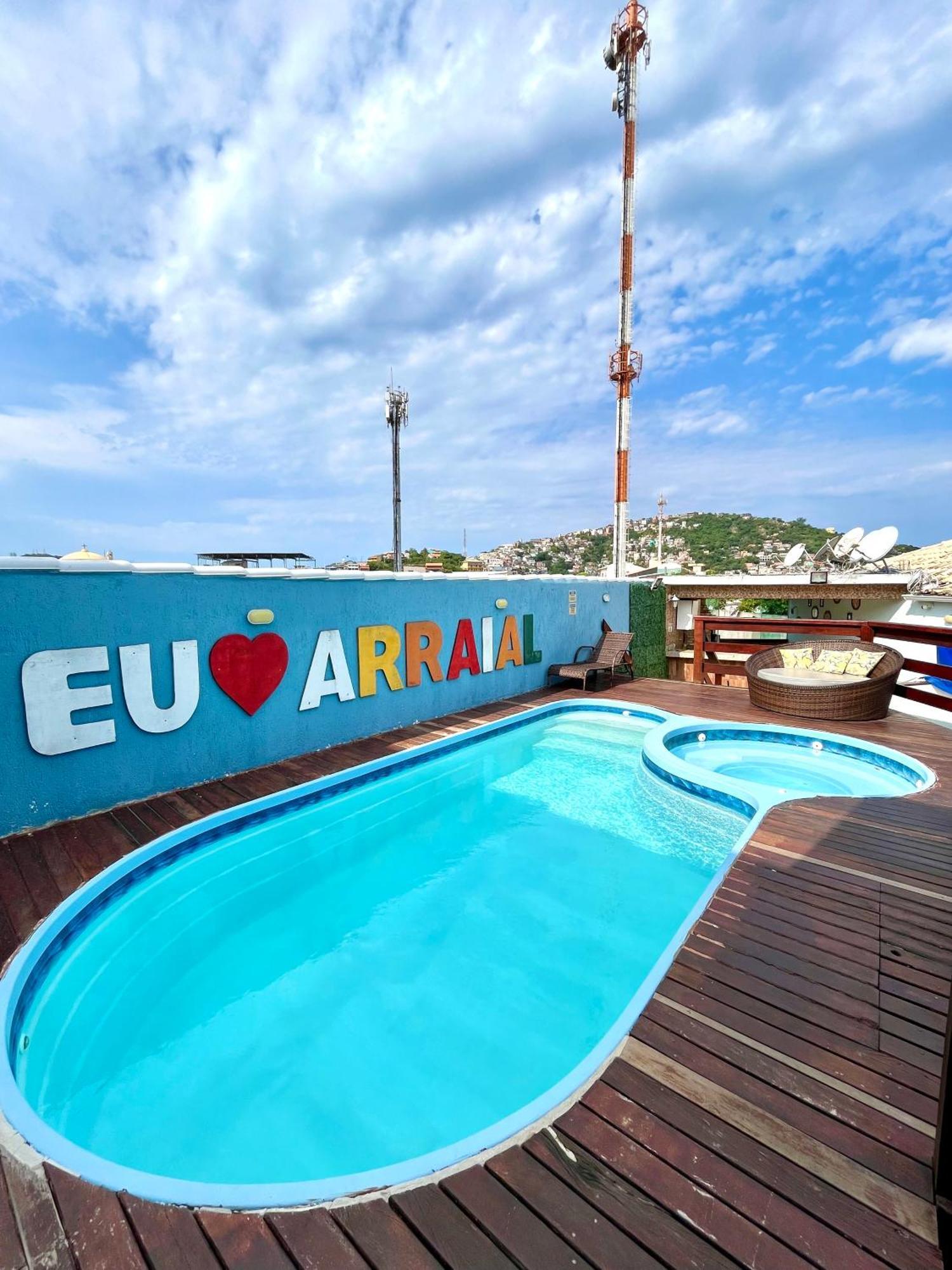 Pousada Eu Amo Arraial Hotel อาร์ไฮยัล โด กาโบ ภายนอก รูปภาพ